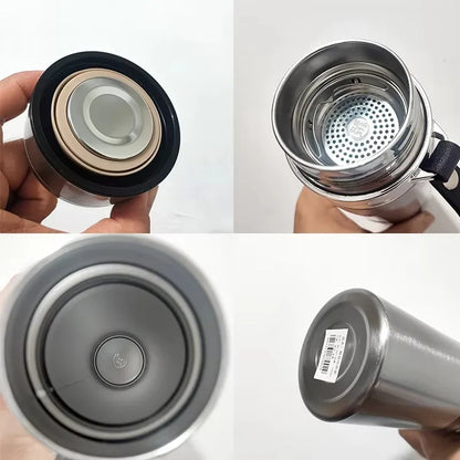 1L Thermal Water Bottle Vacuum Flasks Stainless Steel Thermos Bottle Keep Cold and Hot Water Bottle Thermos for Water Tea Coffee