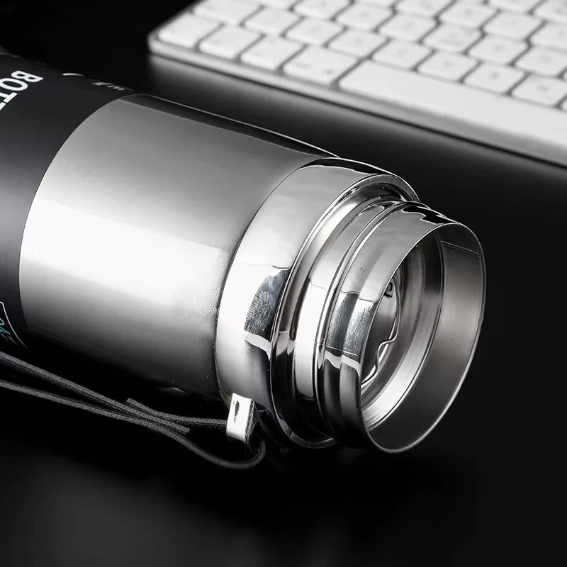 1L Thermal Water Bottle Vacuum Flasks Stainless Steel Thermos Bottle Keep Cold and Hot Water Bottle Thermos for Water Tea Coffee